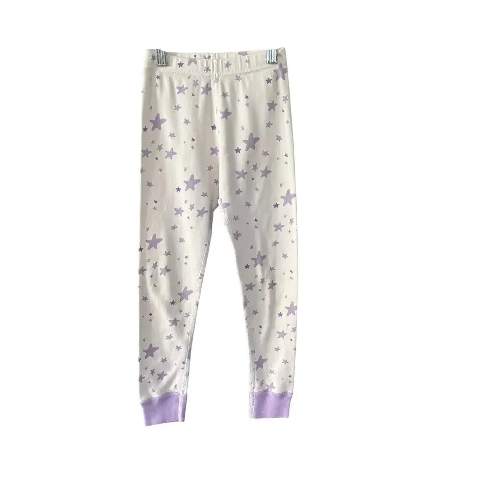 Hanna Andersson Moon and Back Girls 2 pc Pajamas Size 110 5 Play Condition